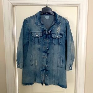 Distressed Denim Jacket